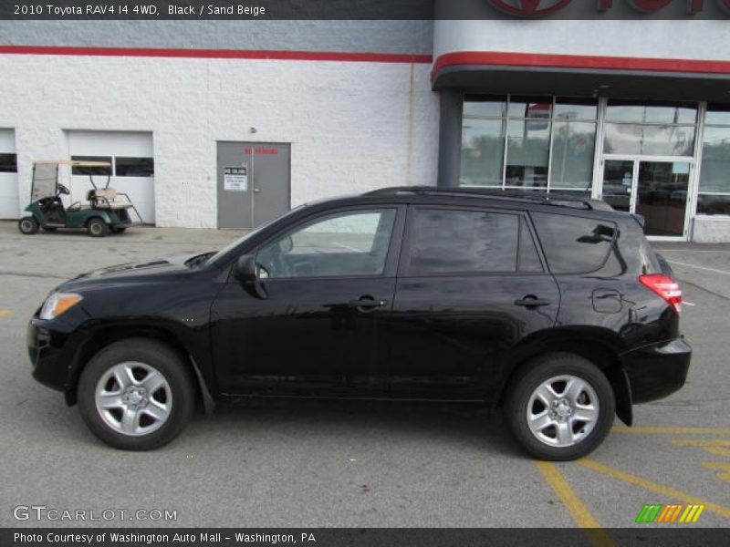Black / Sand Beige 2010 Toyota RAV4 I4 4WD