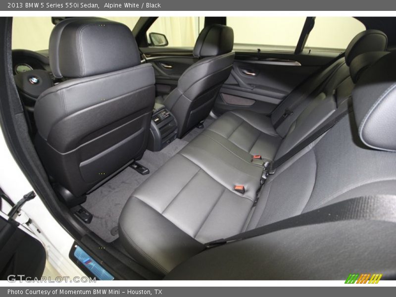 Alpine White / Black 2013 BMW 5 Series 550i Sedan