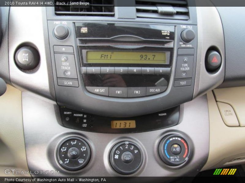 Black / Sand Beige 2010 Toyota RAV4 I4 4WD
