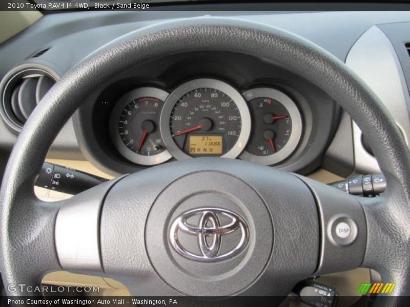 Black / Sand Beige 2010 Toyota RAV4 I4 4WD