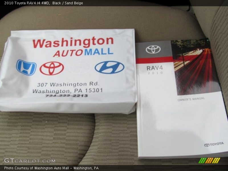 Black / Sand Beige 2010 Toyota RAV4 I4 4WD