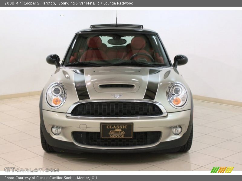 Sparkling Silver Metallic / Lounge Redwood 2008 Mini Cooper S Hardtop