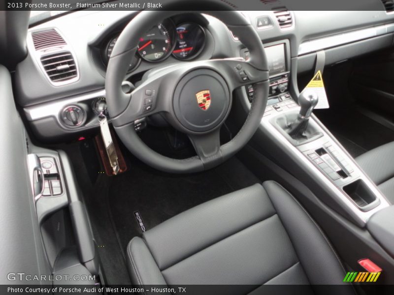 Black Interior - 2013 Boxster  