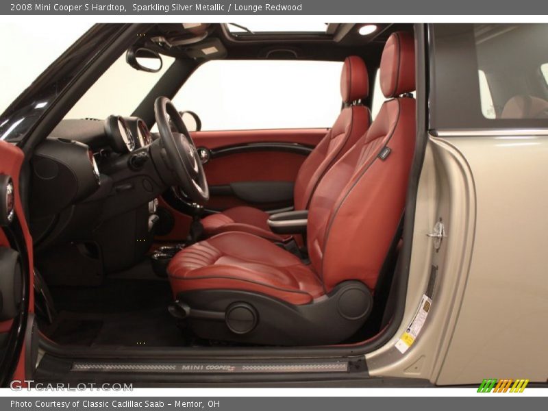  2008 Cooper S Hardtop Lounge Redwood Interior