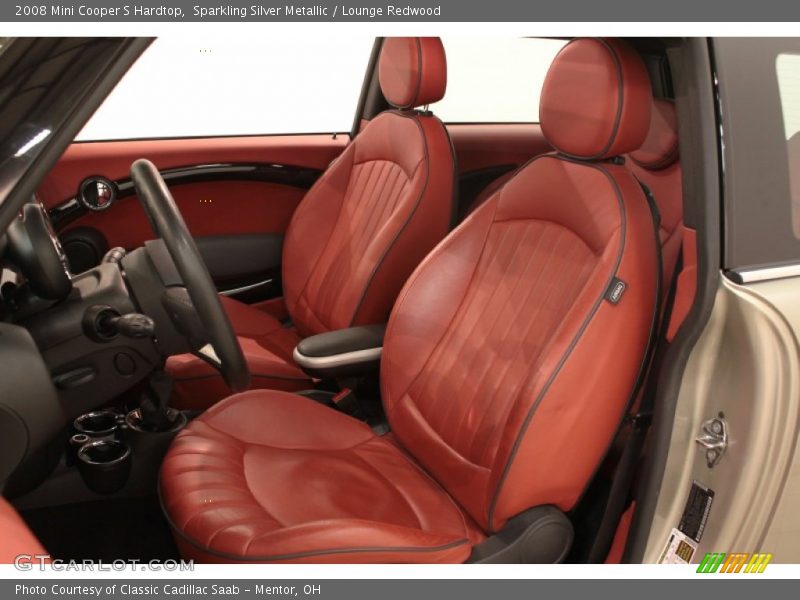 Front Seat of 2008 Cooper S Hardtop