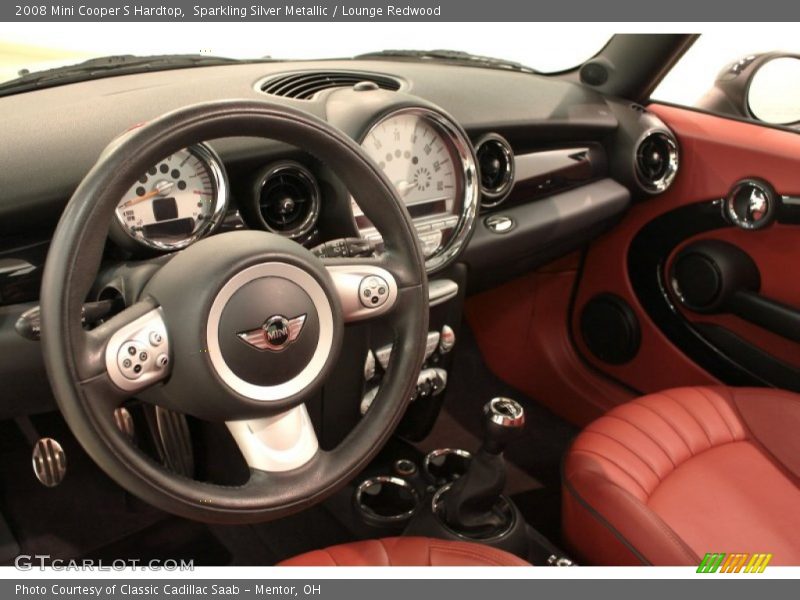  2008 Cooper S Hardtop Lounge Redwood Interior