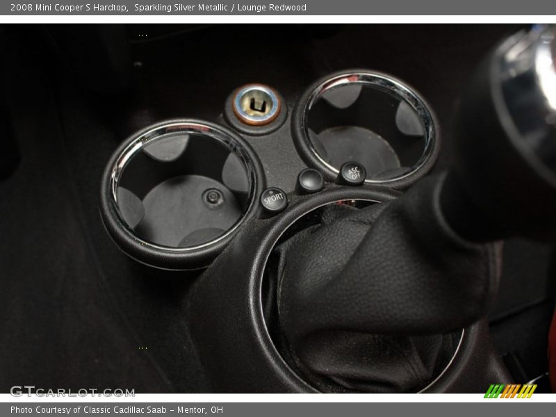 Sparkling Silver Metallic / Lounge Redwood 2008 Mini Cooper S Hardtop