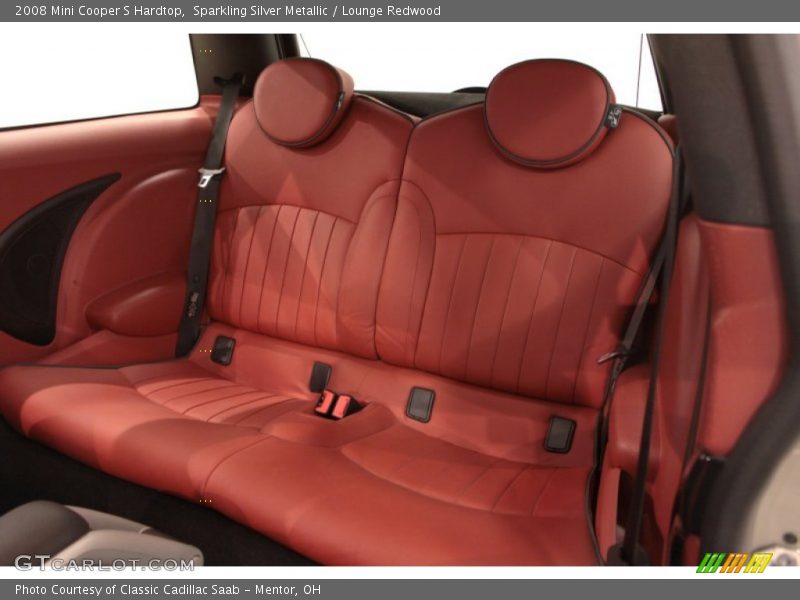 Rear Seat of 2008 Cooper S Hardtop
