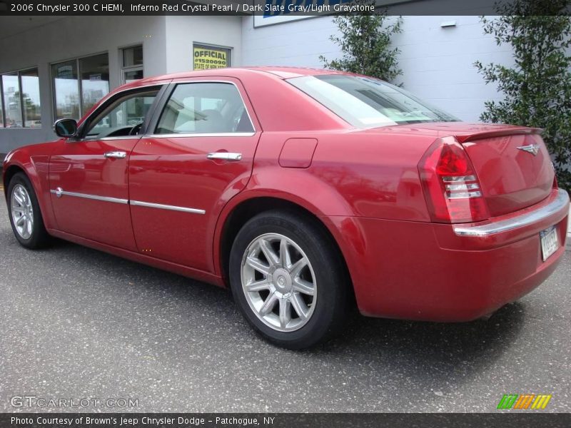 Inferno Red Crystal Pearl / Dark Slate Gray/Light Graystone 2006 Chrysler 300 C HEMI
