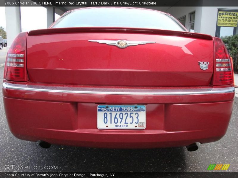 Inferno Red Crystal Pearl / Dark Slate Gray/Light Graystone 2006 Chrysler 300 C HEMI