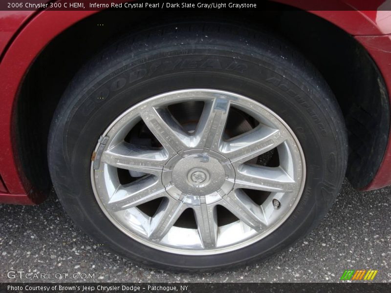 Inferno Red Crystal Pearl / Dark Slate Gray/Light Graystone 2006 Chrysler 300 C HEMI