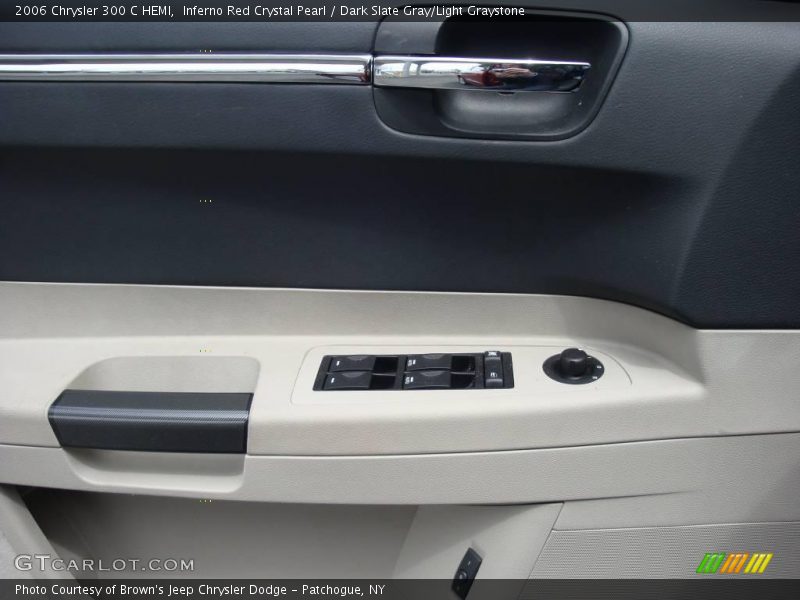 Inferno Red Crystal Pearl / Dark Slate Gray/Light Graystone 2006 Chrysler 300 C HEMI