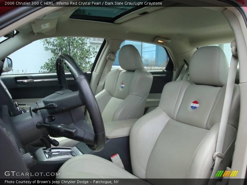 Inferno Red Crystal Pearl / Dark Slate Gray/Light Graystone 2006 Chrysler 300 C HEMI