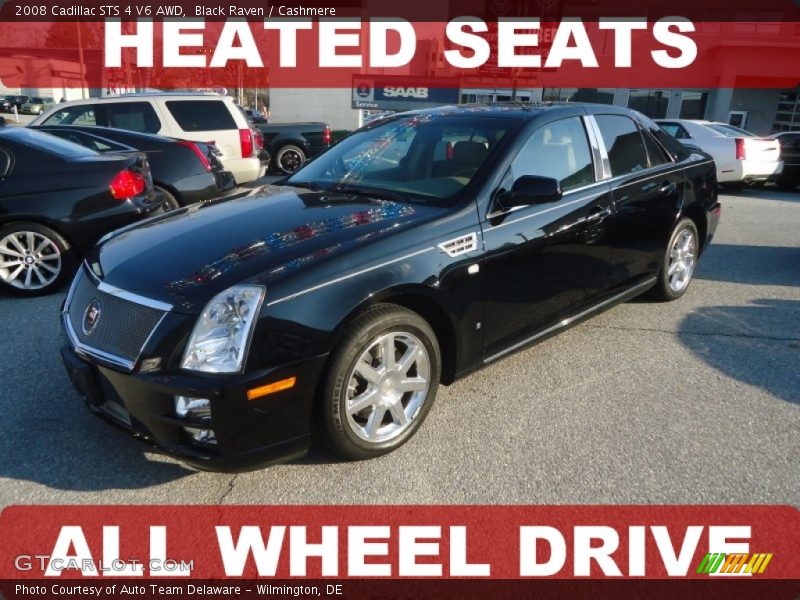 Black Raven / Cashmere 2008 Cadillac STS 4 V6 AWD