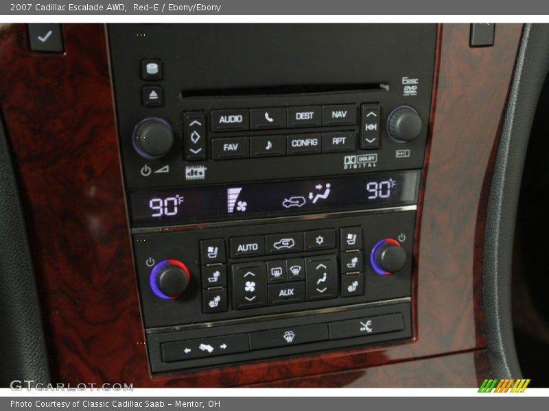 Red-E / Ebony/Ebony 2007 Cadillac Escalade AWD