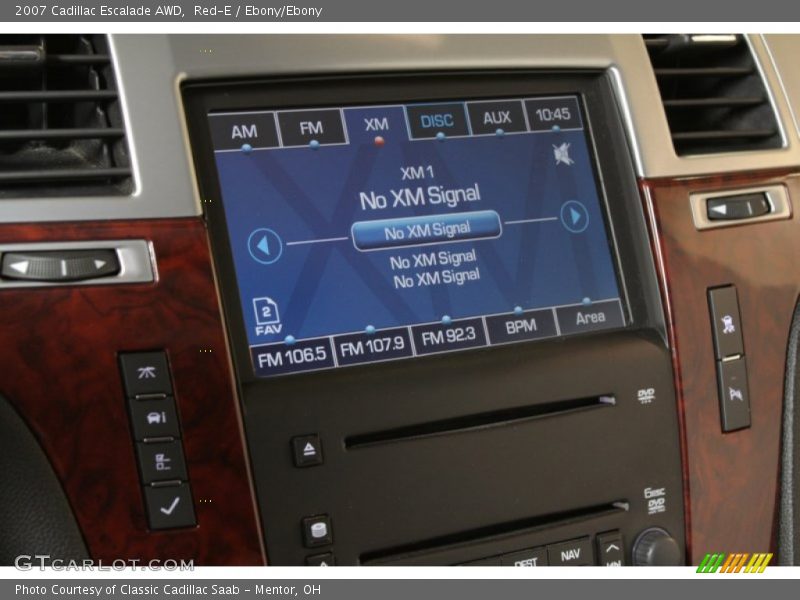 Red-E / Ebony/Ebony 2007 Cadillac Escalade AWD