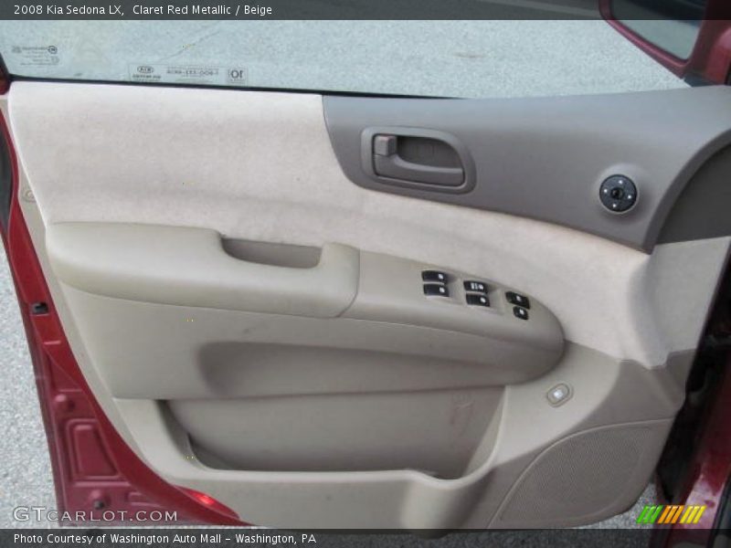 Door Panel of 2008 Sedona LX