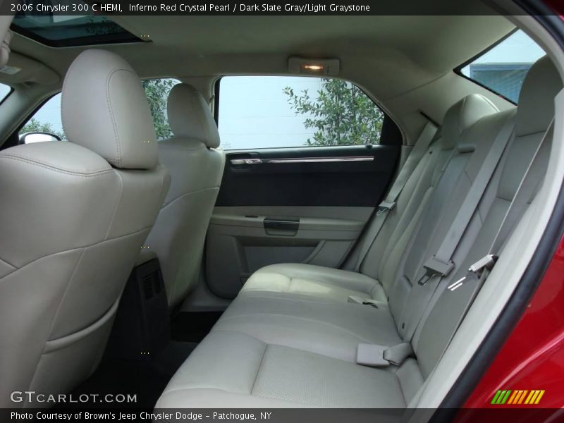 Inferno Red Crystal Pearl / Dark Slate Gray/Light Graystone 2006 Chrysler 300 C HEMI