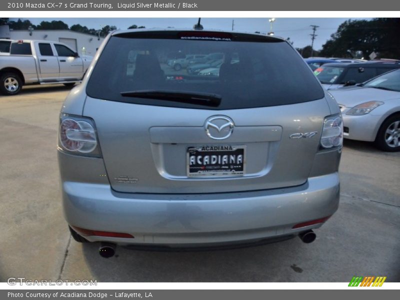 Liquid Silver Metallic / Black 2010 Mazda CX-7 s Grand Touring