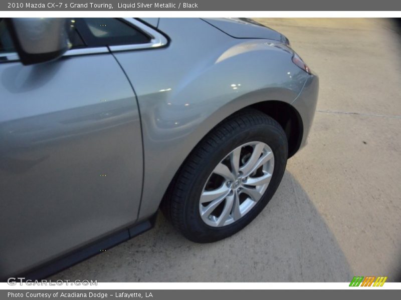 Liquid Silver Metallic / Black 2010 Mazda CX-7 s Grand Touring