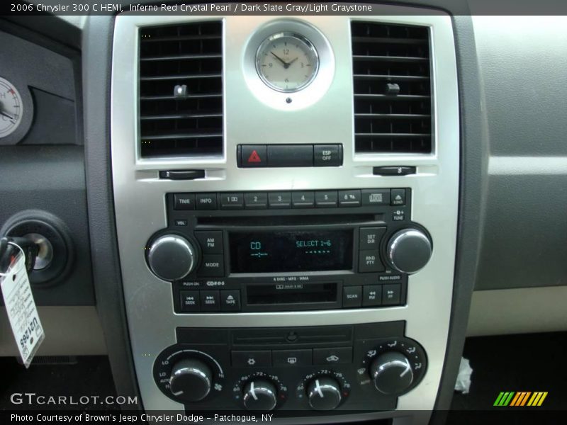 Inferno Red Crystal Pearl / Dark Slate Gray/Light Graystone 2006 Chrysler 300 C HEMI