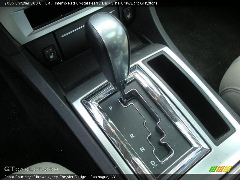 Inferno Red Crystal Pearl / Dark Slate Gray/Light Graystone 2006 Chrysler 300 C HEMI