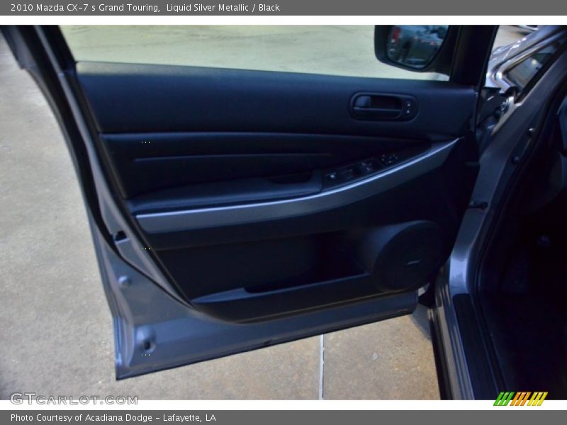 Liquid Silver Metallic / Black 2010 Mazda CX-7 s Grand Touring