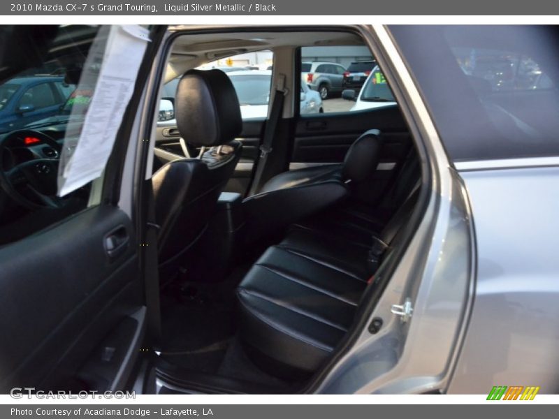 Liquid Silver Metallic / Black 2010 Mazda CX-7 s Grand Touring