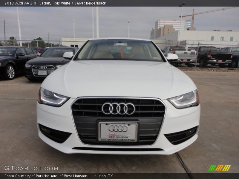 Ibis White / Velvet Beige/Black 2013 Audi A4 2.0T Sedan