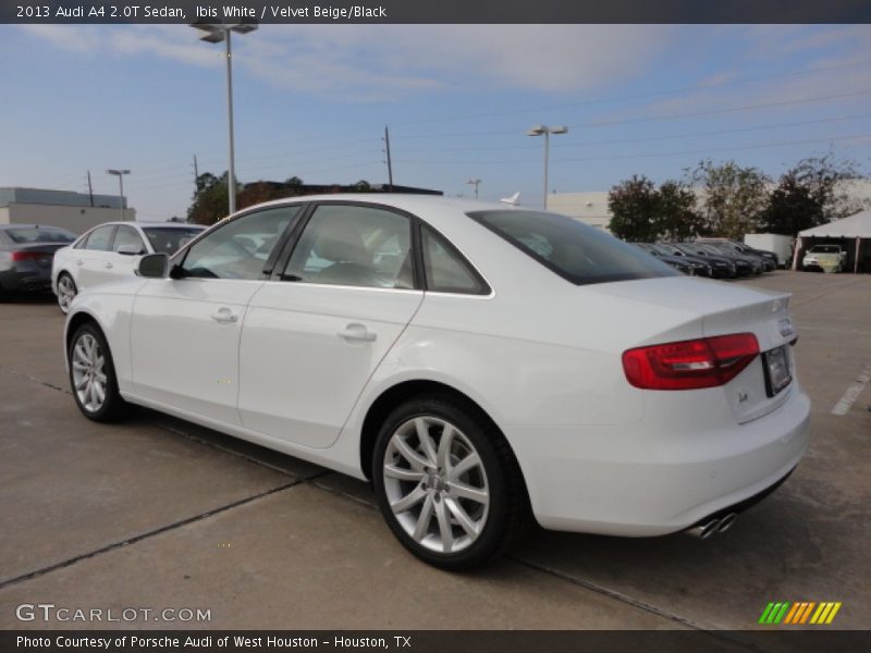 Ibis White / Velvet Beige/Black 2013 Audi A4 2.0T Sedan