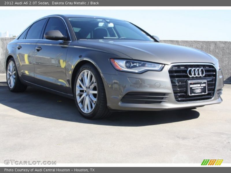 Dakota Gray Metallic / Black 2012 Audi A6 2.0T Sedan