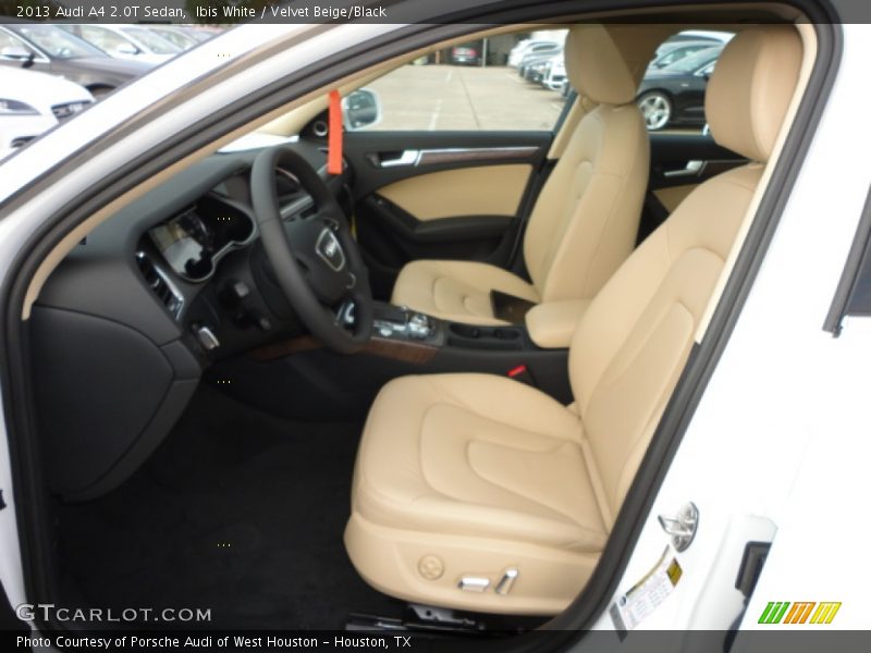 Ibis White / Velvet Beige/Black 2013 Audi A4 2.0T Sedan
