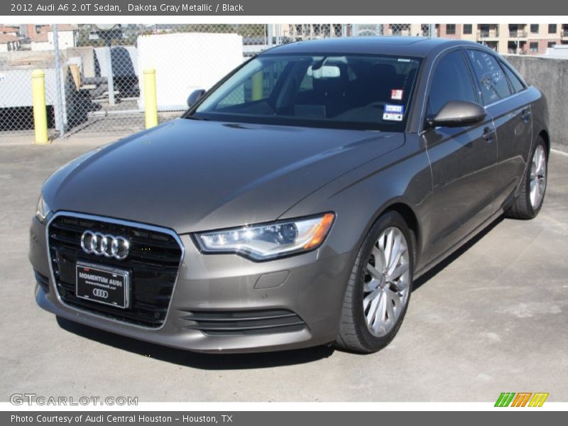 Dakota Gray Metallic / Black 2012 Audi A6 2.0T Sedan