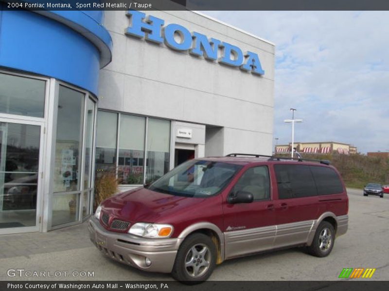 Sport Red Metallic / Taupe 2004 Pontiac Montana