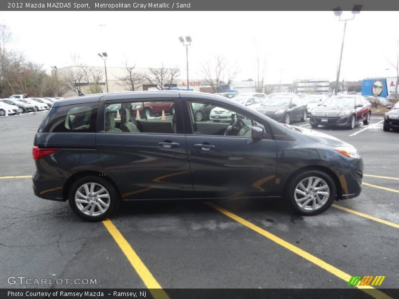Metropolitan Gray Metallic / Sand 2012 Mazda MAZDA5 Sport