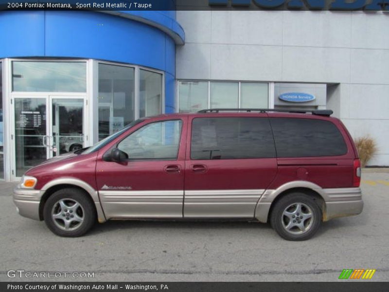 Sport Red Metallic / Taupe 2004 Pontiac Montana
