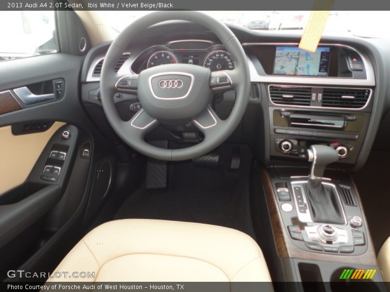 Ibis White / Velvet Beige/Black 2013 Audi A4 2.0T Sedan