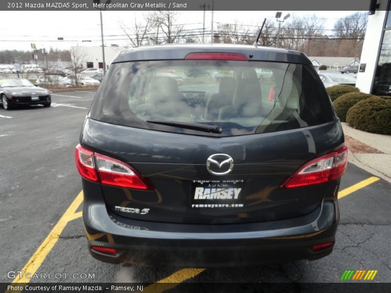 Metropolitan Gray Metallic / Sand 2012 Mazda MAZDA5 Sport