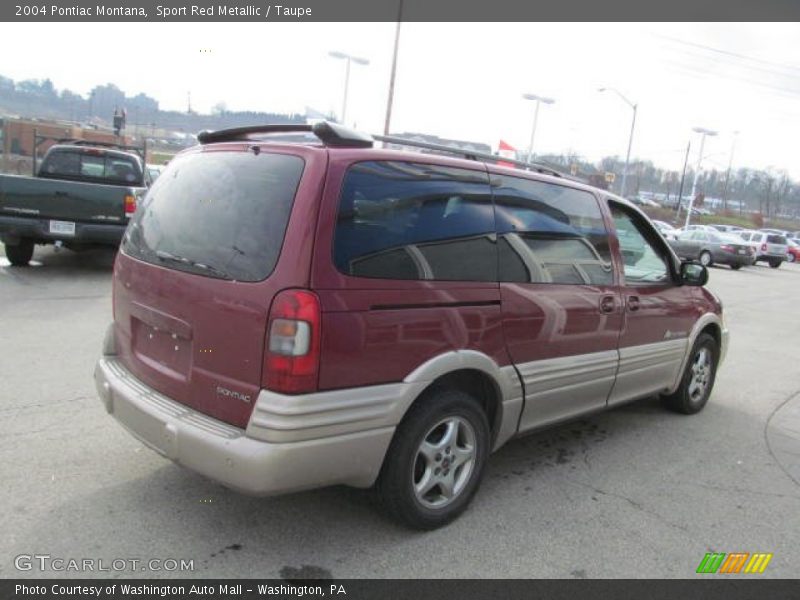 Sport Red Metallic / Taupe 2004 Pontiac Montana