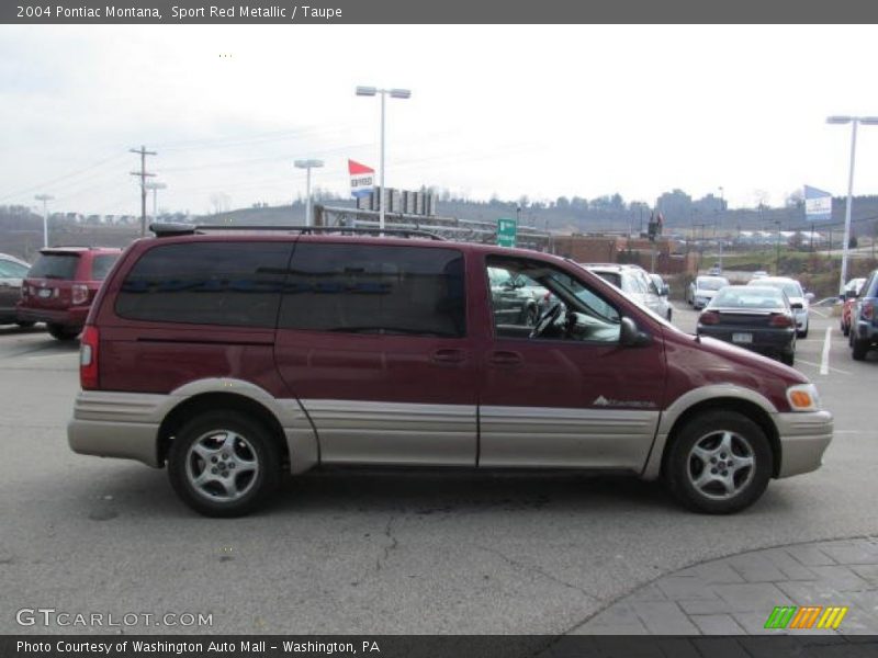 Sport Red Metallic / Taupe 2004 Pontiac Montana