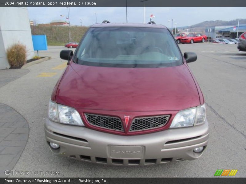 Sport Red Metallic / Taupe 2004 Pontiac Montana