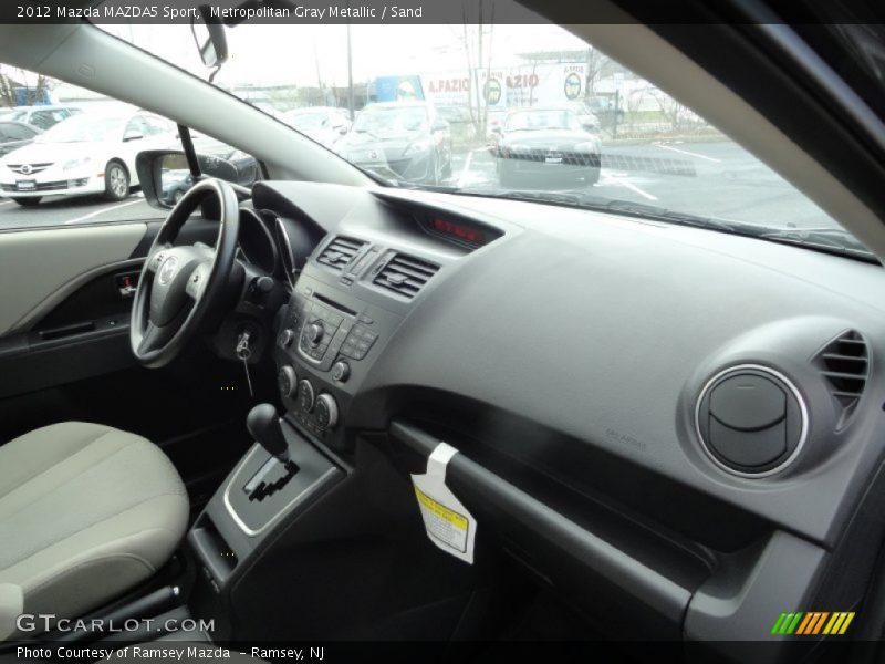 Metropolitan Gray Metallic / Sand 2012 Mazda MAZDA5 Sport