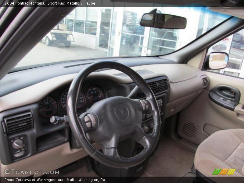 Sport Red Metallic / Taupe 2004 Pontiac Montana