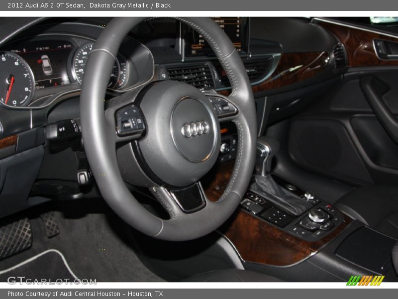 Dakota Gray Metallic / Black 2012 Audi A6 2.0T Sedan