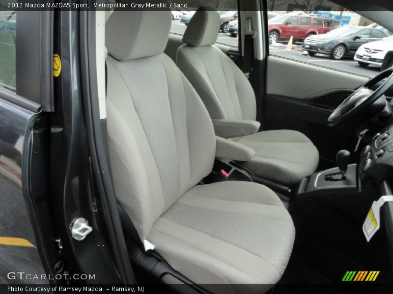Metropolitan Gray Metallic / Sand 2012 Mazda MAZDA5 Sport