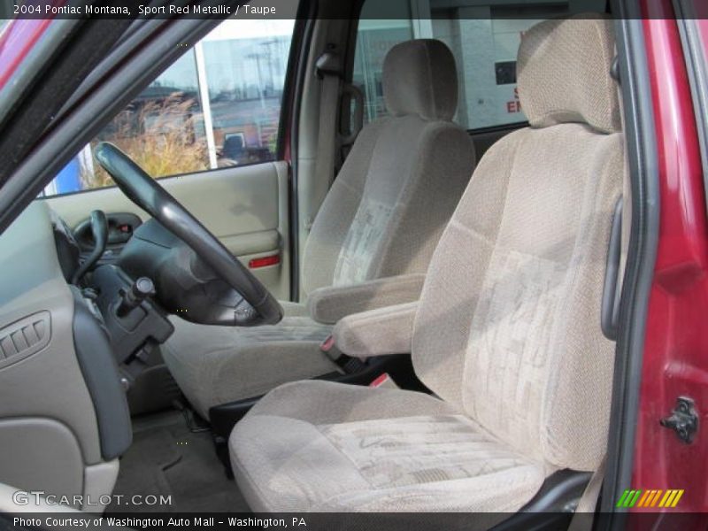 Sport Red Metallic / Taupe 2004 Pontiac Montana