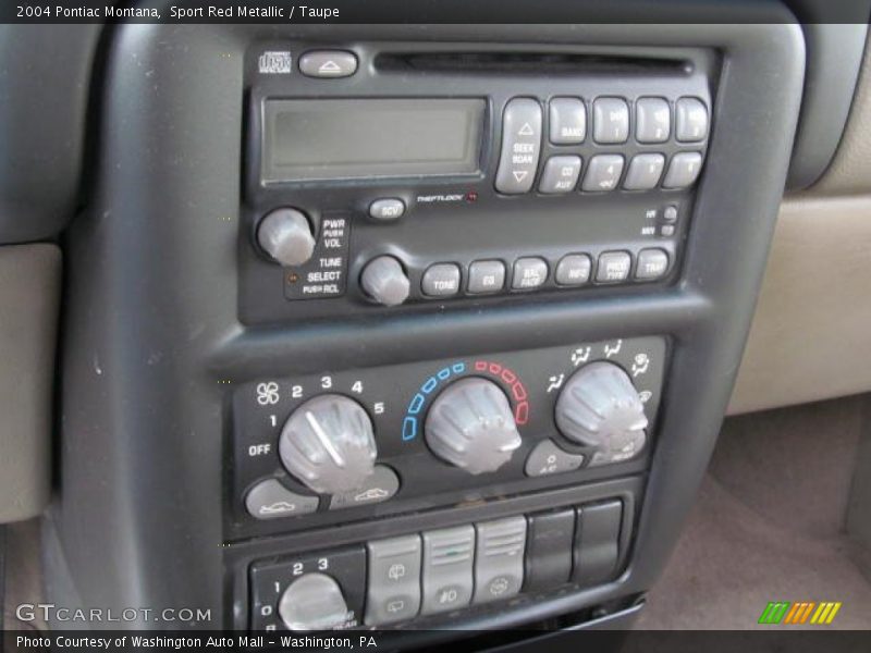 Sport Red Metallic / Taupe 2004 Pontiac Montana