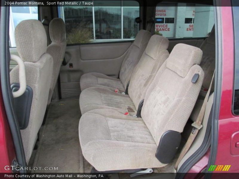 Sport Red Metallic / Taupe 2004 Pontiac Montana