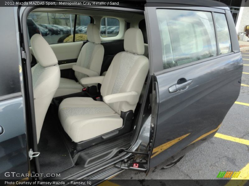 Metropolitan Gray Metallic / Sand 2012 Mazda MAZDA5 Sport