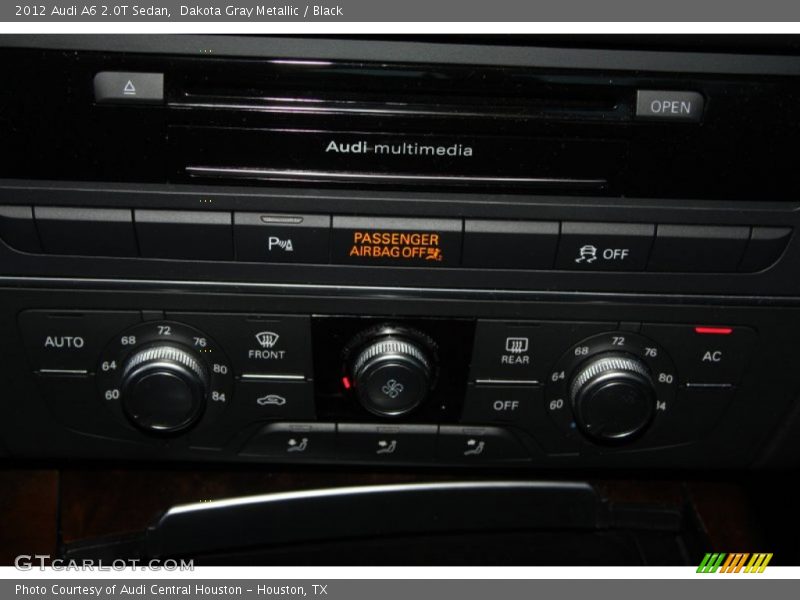 Dakota Gray Metallic / Black 2012 Audi A6 2.0T Sedan